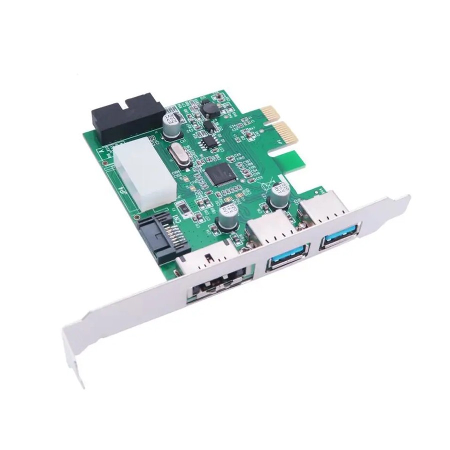 Pcie to usb 3.0 x 2 + esata expansion card