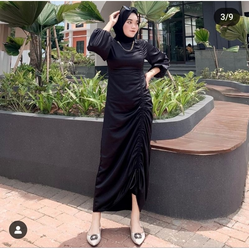 Preloved Dress serut samping original Caylin.co