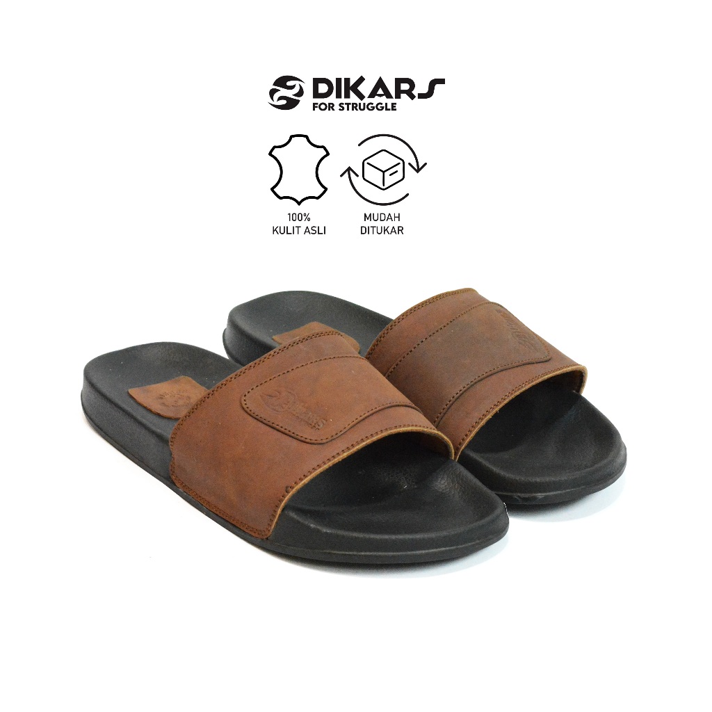 DIKARS - Wilson Brown Slippers