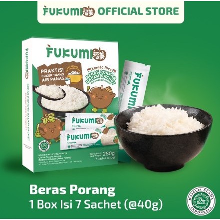 

FUKUMI Beras Porang Box Sachet - Shirataki/Konjac Rice