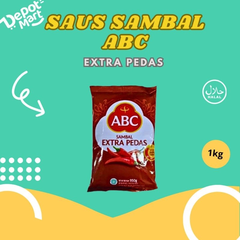 

DepotMart - Saus ABC Sambal Extra Pedas / Saos Cabe Pedas / Hot 950GR