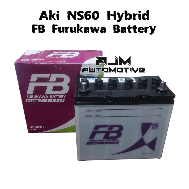 Aki Mobil FB Hybrid NS60 Accu Furukawa Battery 46B24R (45Ah)