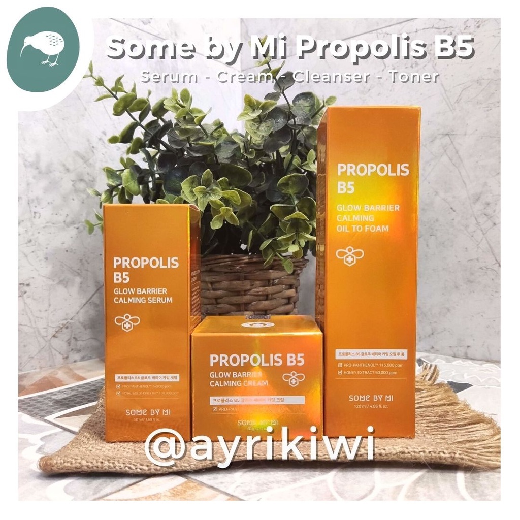 Some by mi Propolis B5 - Cleanser, Toner, Serum, Cream Moisturizer