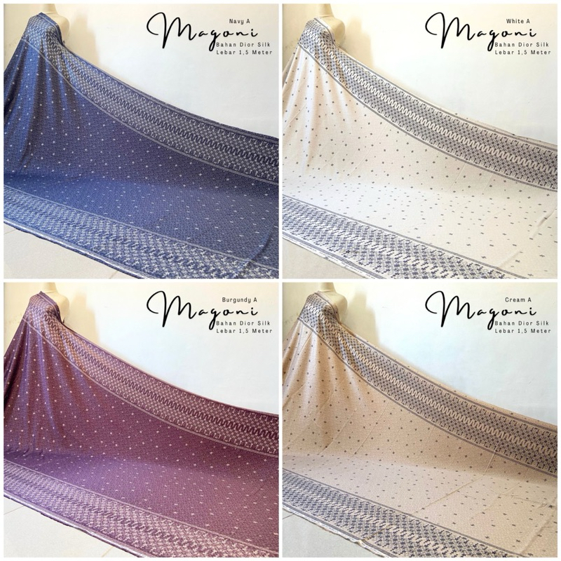 Kain Gamis | Kain Silk | Kain Meteran | Motif Magani Bahan Silk
