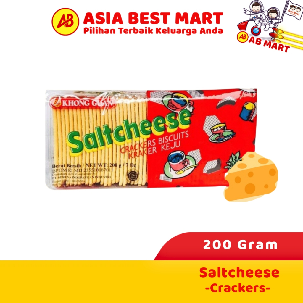 

Khong Guan Saltcheese Crackers 200 Gr Biskuit Snack Cemilan