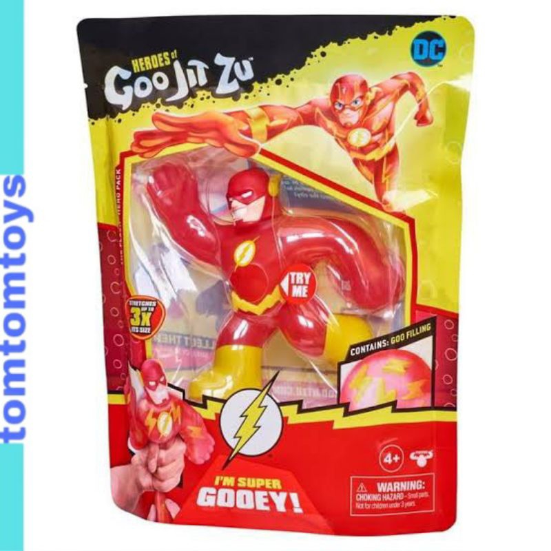 GOO JIT ZU Action Figure Squishy Stretchy GooJitZu Super Hero