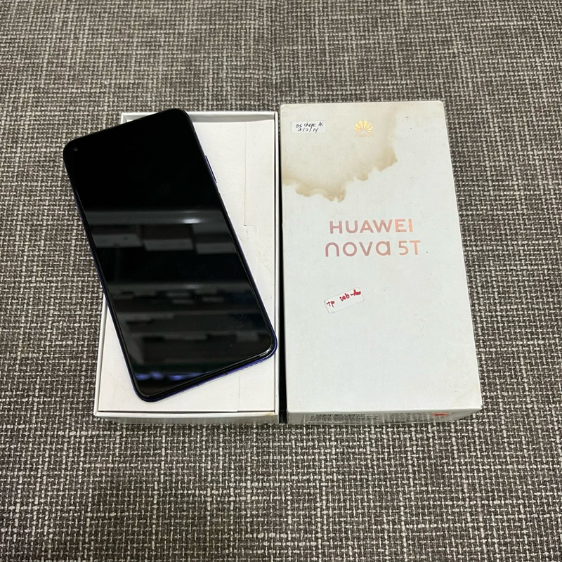 Huawei Nova 5t 8/128gb Fullset Second garansi Resmi