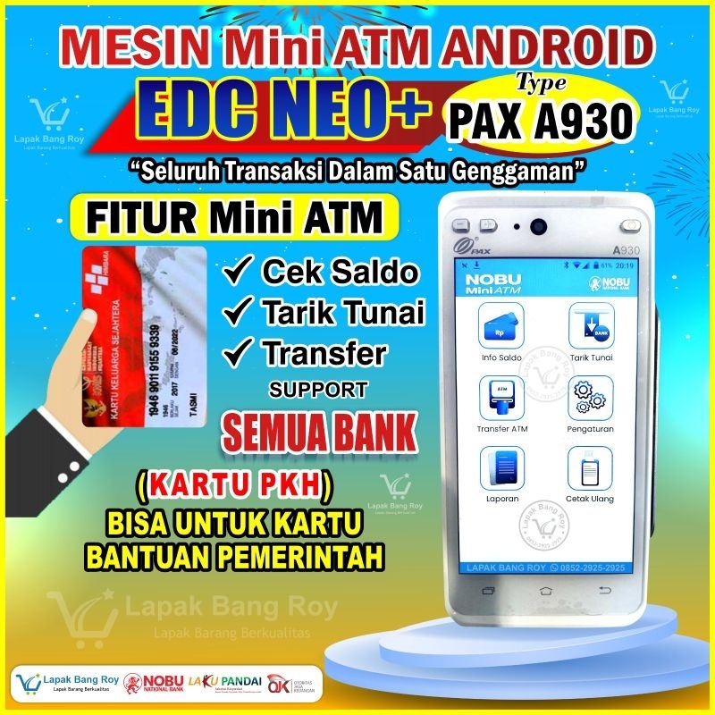 EDC NEO Android Type PAX A930