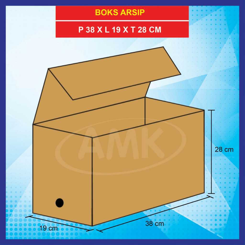 

Kardus Arsip / Box File / Boks Arsip (Ukuran 38 x 19 x 28) cm