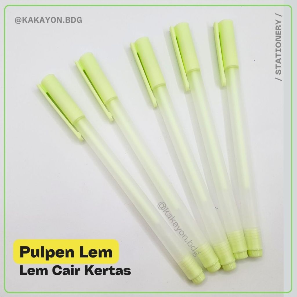 

Pena Pulpen Lem Kertas / Lem Cair / Glue Pen