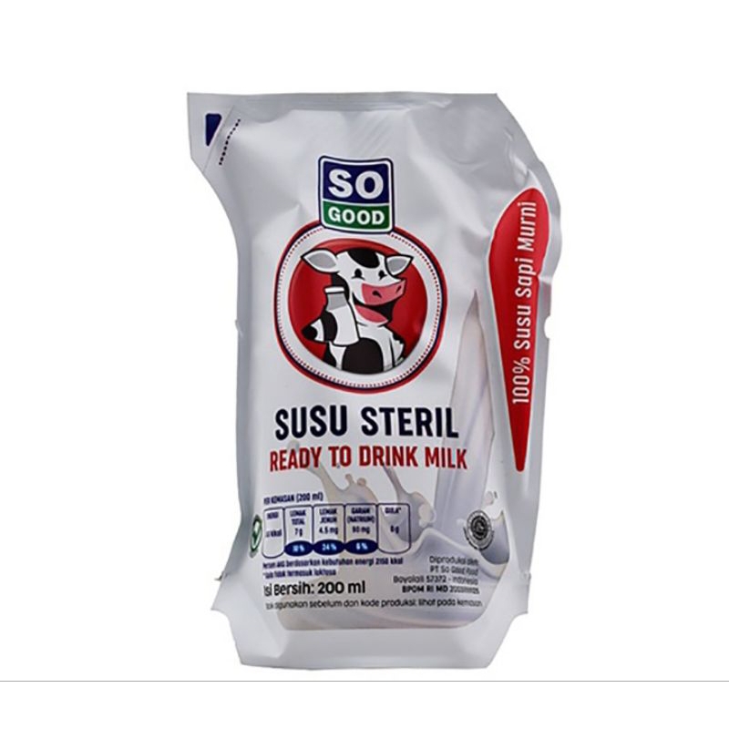 

SO GOOD Susu Steril 200 ml
