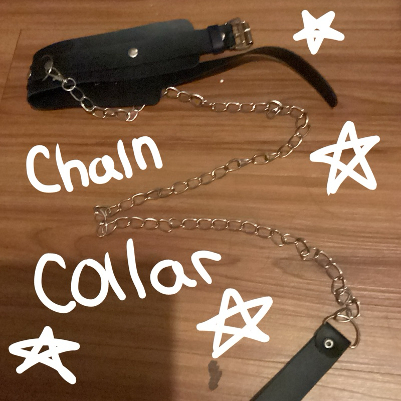 [PRELOVED] chain collar for cosplay