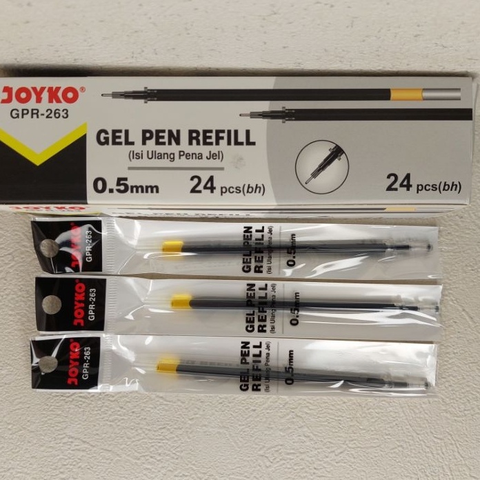 

Terbaru Reffil isi pulpen gel JOYKO 263 JKperpak isi 24