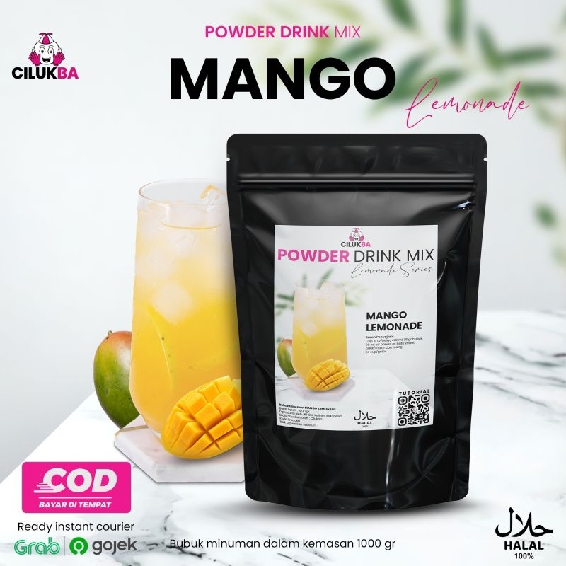 

Bubuk Minuman Rasa Mango Lemonade 1 kg Cilukba Powder