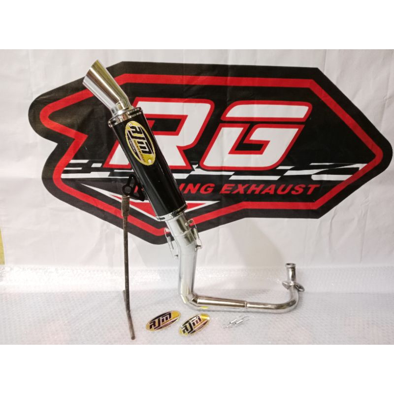 Knalpot racing #SAMLONG  RJM  untuk motor honda vario 110karbu vario 125 vario 150 vario 160 suara f