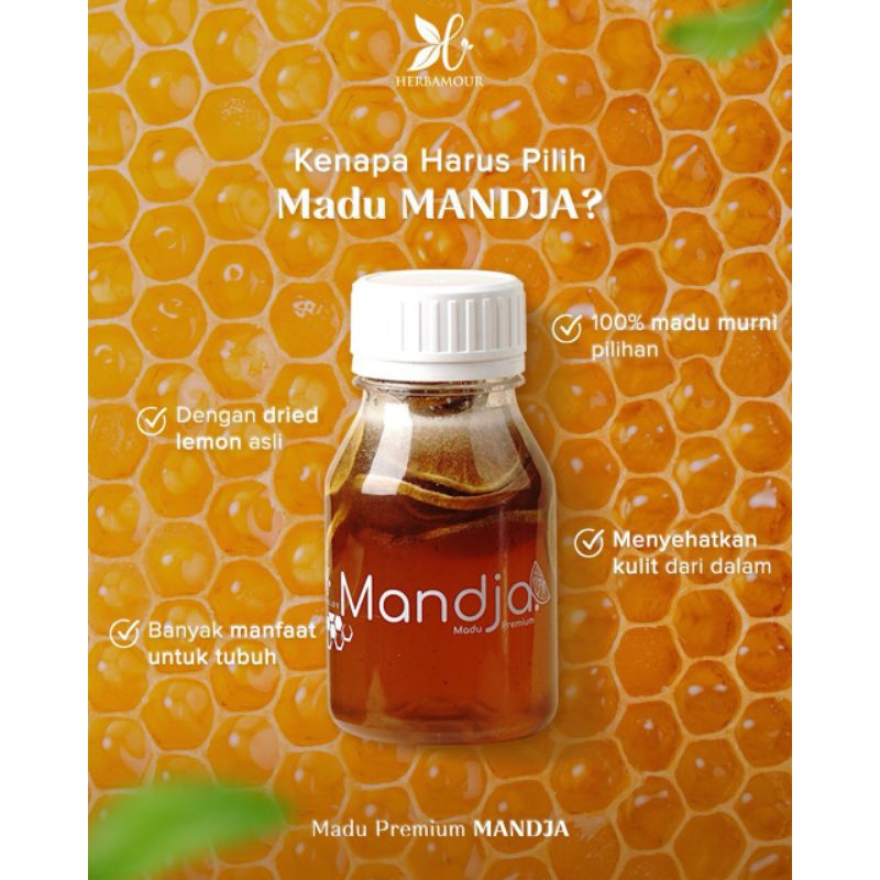 

Madu Mandja by Herbalov 250ml | Madu with Dried Lemon | Madu Multiflora Premiun | Madu Murni | Madu Asli