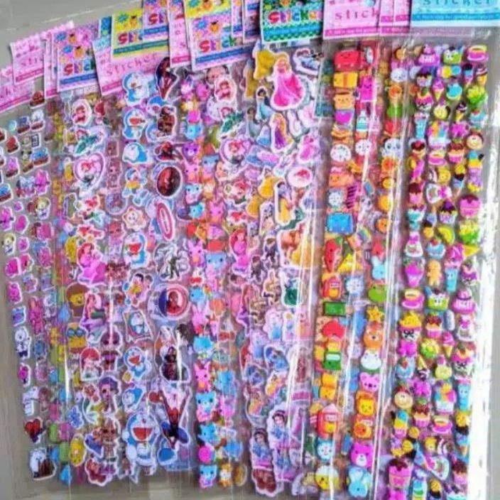 

Terbaru 33 2PCS STIKER TIMBUL PANJANG ISI MIX