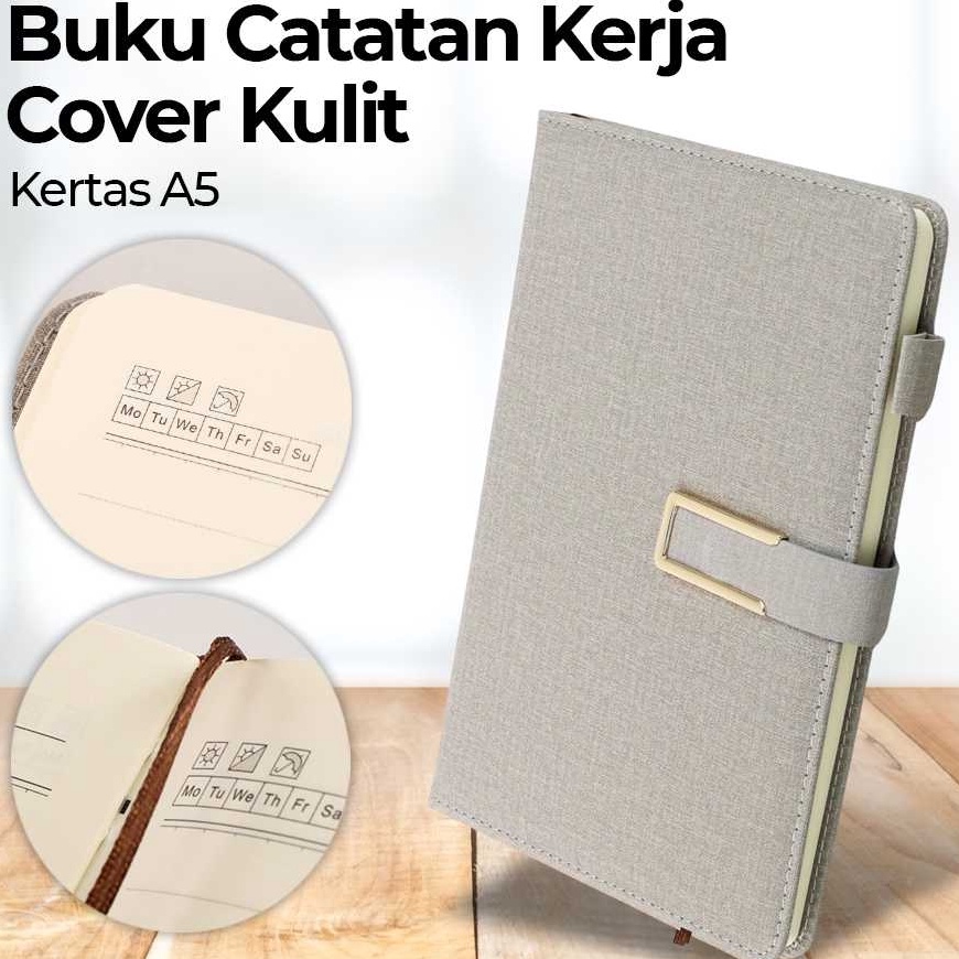 

XG34448 LemonBest Buku Catatan Kerja Cover Kulit Kertas A5 JSK252