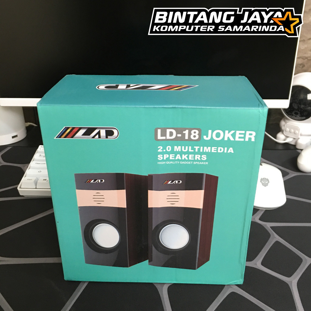 Speaker Lad Ld-18 Ld18 Joker / 2.0 Multimedia Speakers / SPK05-LAD