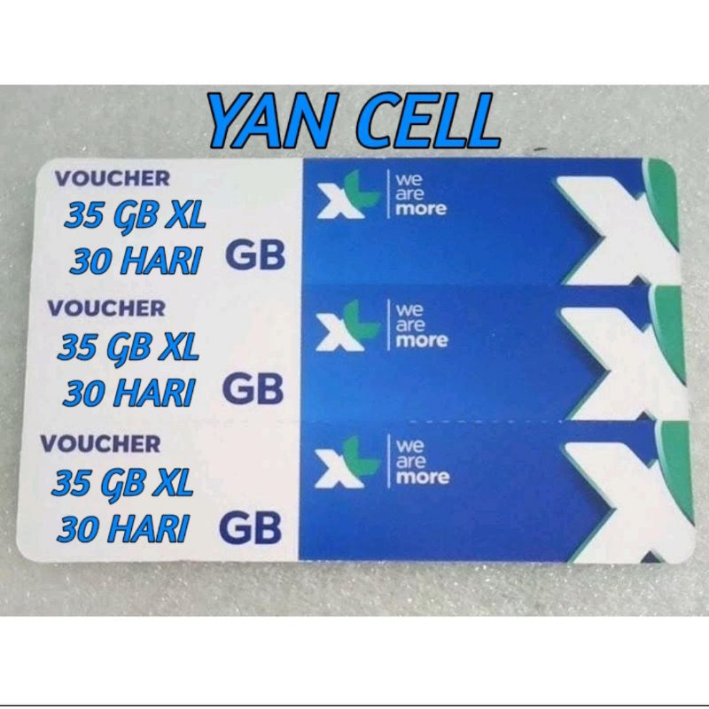 VOUCHER XL 35 GB XL 30 HARI