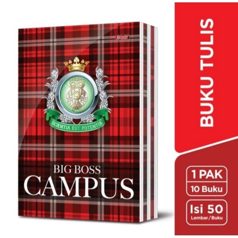 

BUKU TULIS CAMPUS BOXY 50 LEMBAR MURAH ISI 10 BUKU TULIS KERTAS PEPER