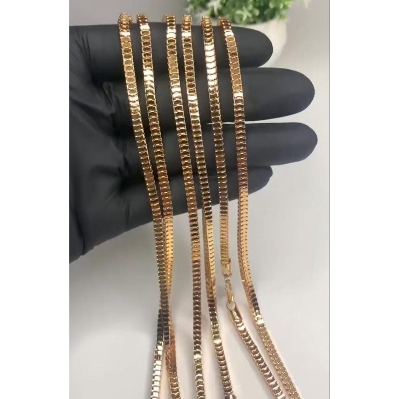 Kalung Milano JUMBO (0,4 cm) Emas muda kadar 15%