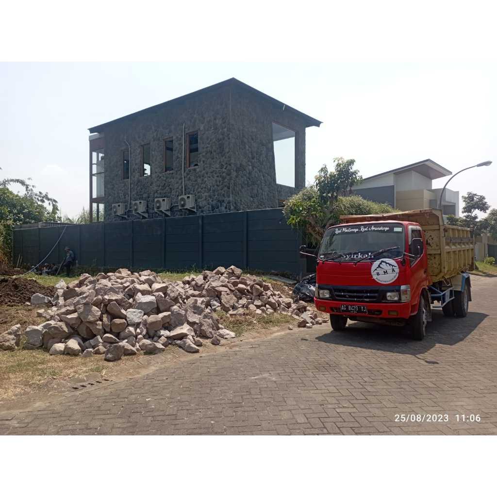 Batu Belah/Batu Kali/Batu Pondasi/Batu Lumajang Murah Batu Belah Malang PO 2 Hari