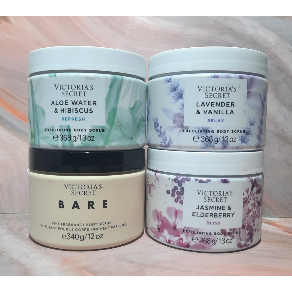 Sale VS Body Scrub Cucumber Green Tea / Bare / Bare Rose / Jasmine Elderberry