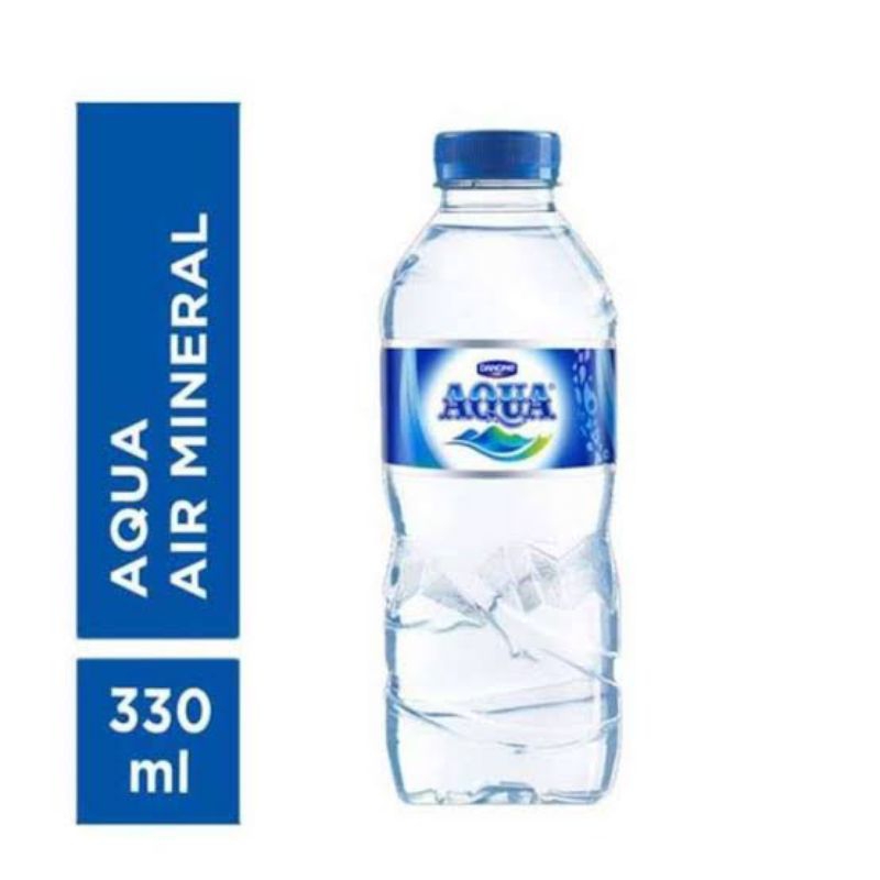 

AIR MINERAL/MINERAL WATER AQUA KEMASAN BOTOL 330 ML SATUAN