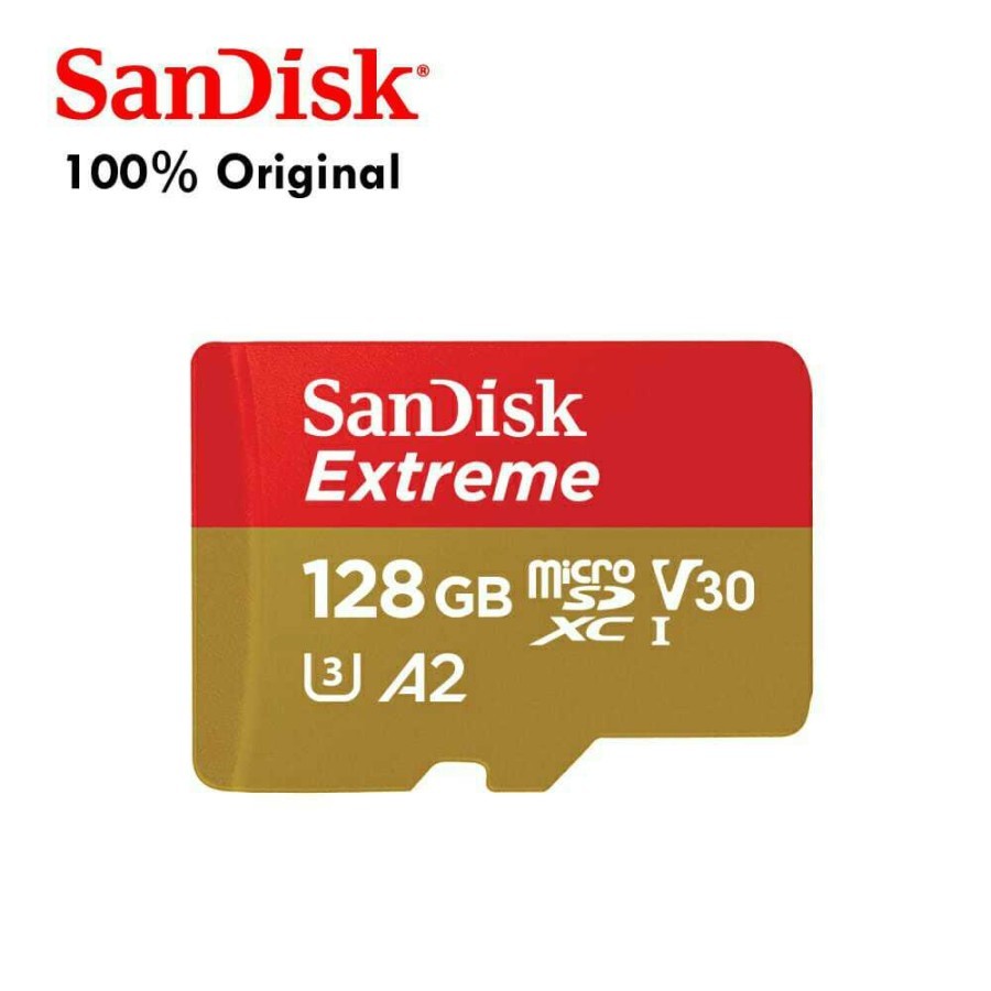 SANDISK EXTREME MICROSD 128GB 190MB/S -MICROSD EXTREME 128 GB ORIGINAL