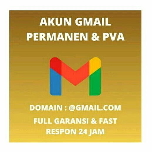 GMAIL FRESH PVA PERMANEN | FULL BERGARANSI | HIGH QUALITY ANTI KENONAKTIF | COCOK UNTUK OTP DAN EMAI