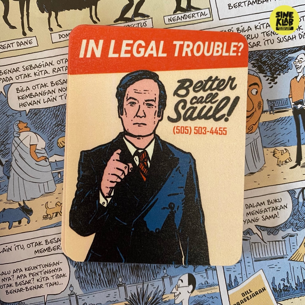 

sineklab - Sticker film BETTER CALL SAUL - Edisi Sticker Film / Movie / Cinema / Series / Sticker Laptop