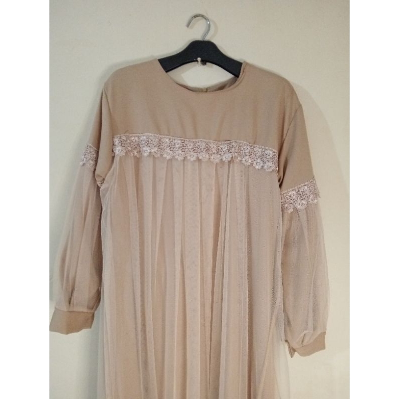 gamis coklat milo