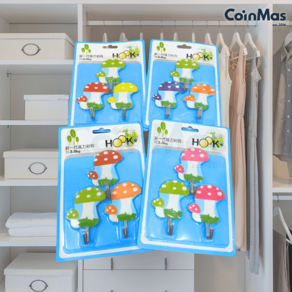 CoinMas | No Brand - Kapstok Tempel Karakter Jamur