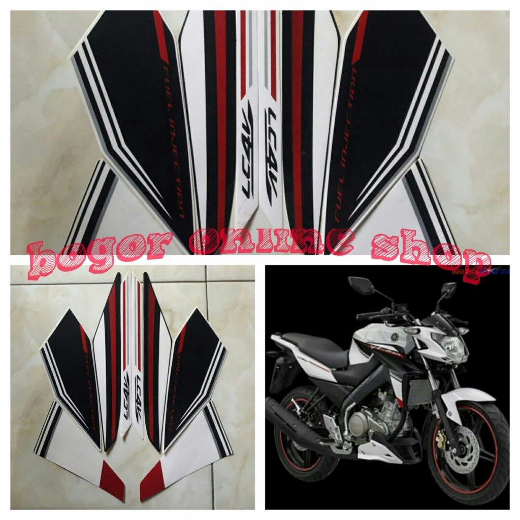 stiker motor vixion advance 2016 putih