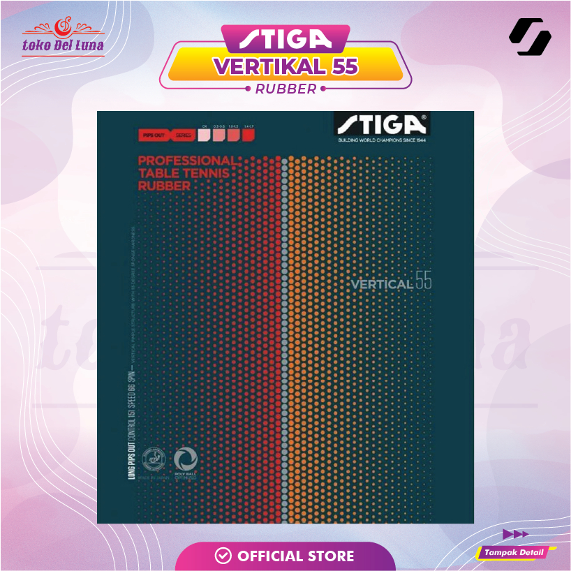 STIGA Rubber Vertical 55