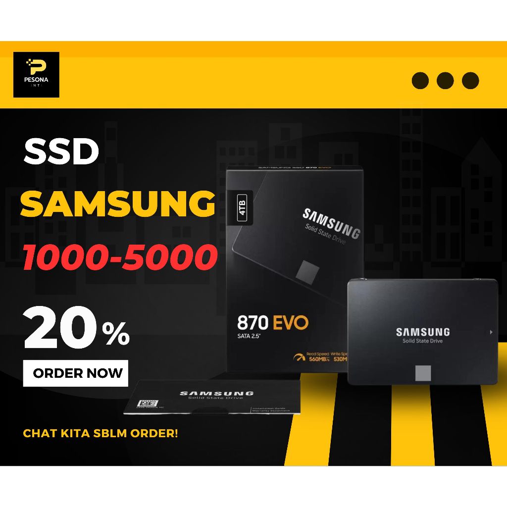 SSD SAMSUNG 1TB internal