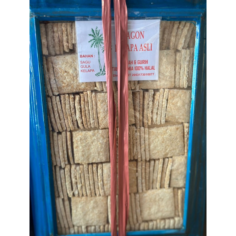 

KUE SAGON ASLI KELAPA 1 KG (SAGON KOTAK)