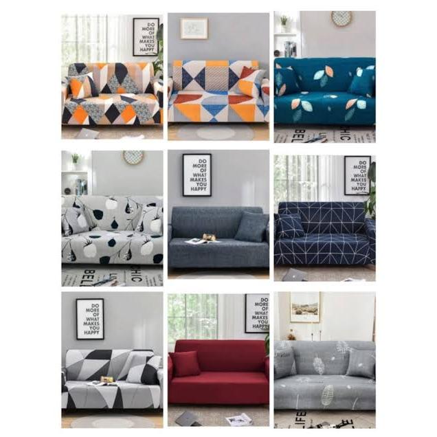 Sarung Sofa 3 seater Hijau