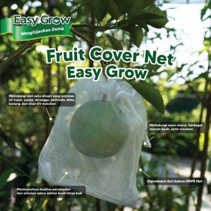 Brongsong buah/Pembungkus buah/Fruit cover/Fruit cover net Easy Grow