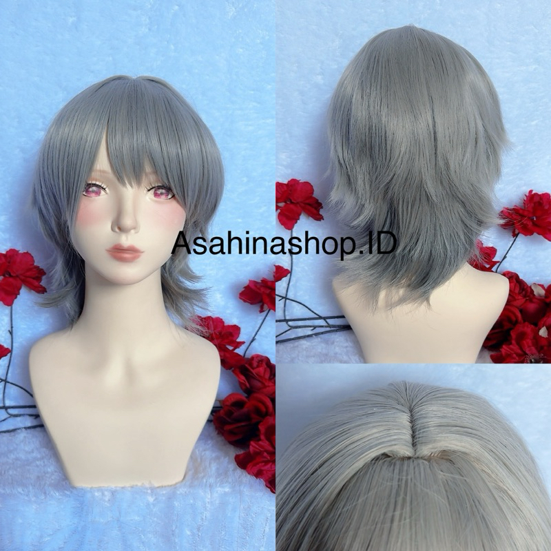 READY STOCK wig cosplay caelus Honkai star rail import new fake scalp