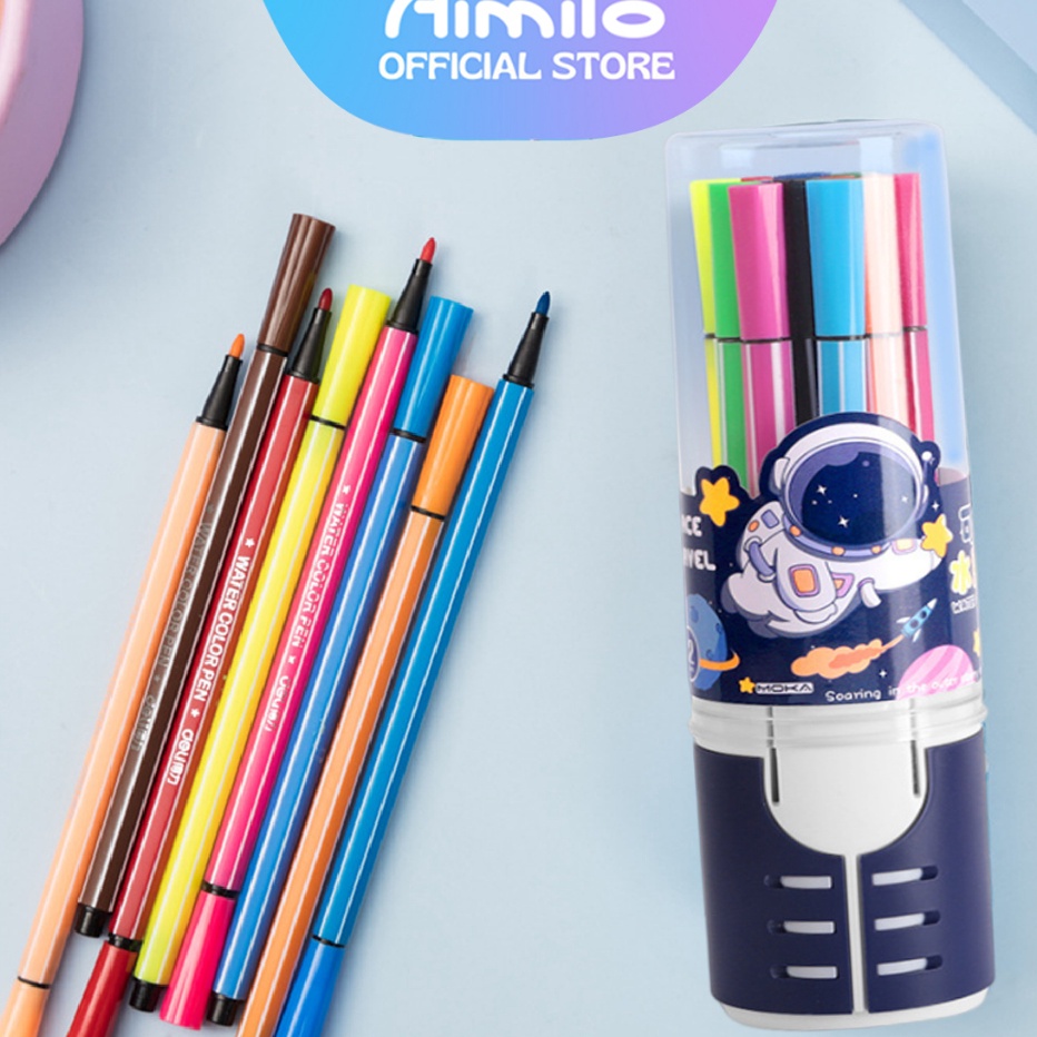 

Free Ongkir READY Aimilo Spidol Warna Warni 1 Set Hexagonal Watercolor Marker Pen Stabilo Pastel 12243648 Warna