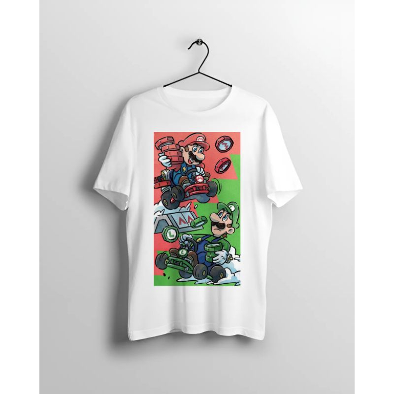 KAOS MARIO BROSS KAOS LUCU