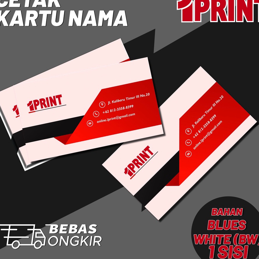 

MEGA SALE Cetak Kartu Nama Print Name Card MURAH 1 SISI 2 SISI