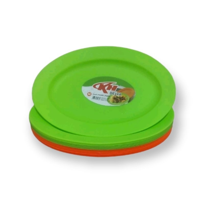 Piring Oval Belva / Piring plastik Oval / Piring saji / Piring Belva