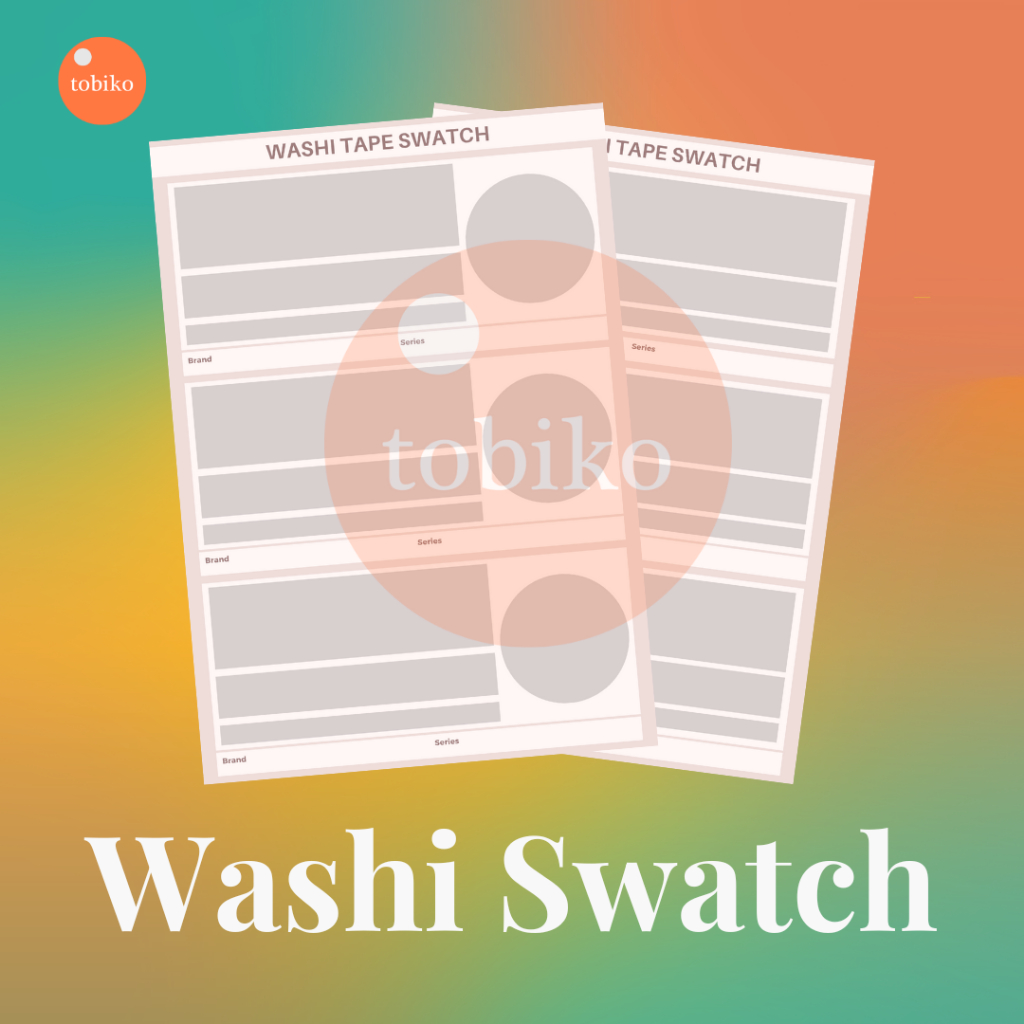 

Washi Tape Swatch | Organizer Washi Tape by tobiko_id
