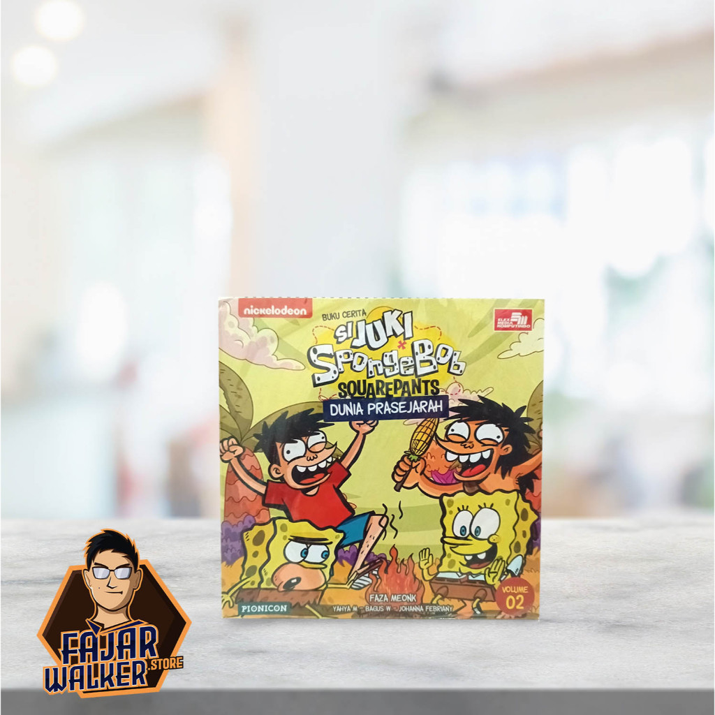 Komik Si Juki X Spongebob Squarepants : Dunia Prasejarah