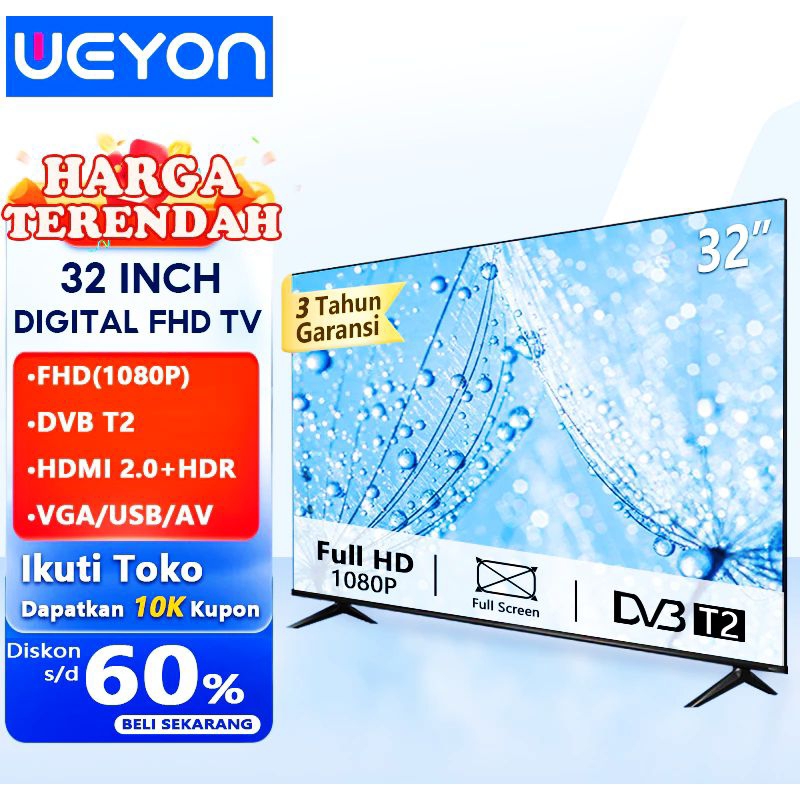 Tv Digital Weyon LED 32 inch FHD DVB-T2