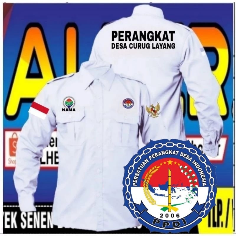 kemeja perangkat desa baju perangkat desa seragam perangkat desa Pdh perangkat desa kemeja kerja per