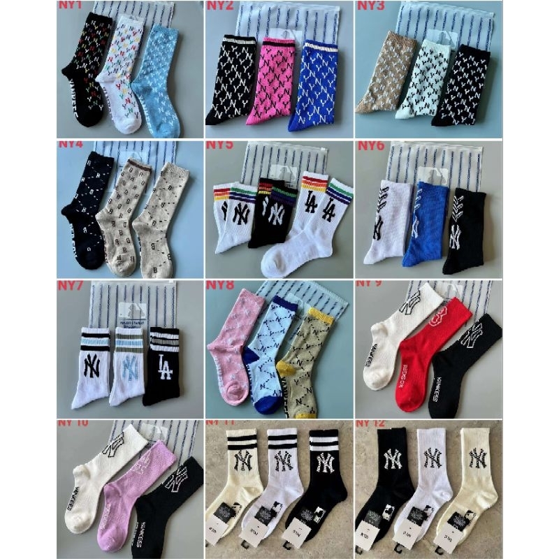 Kaos Kaki MLB NY isi 3